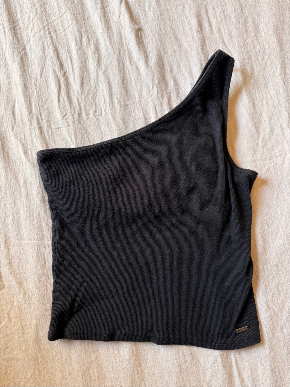Hollister One-Shoulder Ribbed Tank Top -